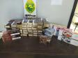 BPFron apreende mais de três quilos de cocaína e cigarros contrabandeados em abordagens distintas no Oeste do estado