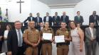 Policiais militares são homenageados na Câmara Municipal de Toledo (PR)