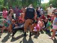 Canil de unidade da PM de Umuarama faz visitas em comemoração ao Dia das Crianças