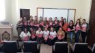 Policiais femininas participam de palestra sobre câncer na sede do Batalhão em Palmeira (PR)