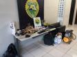  Policiais militares apreendem mais de 2,4 quilos de drogas e recuperaram diversos objetos no Sítio Cercado 