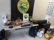  Policiais militares apreendem mais de 2,4 quilos de drogas e recuperaram diversos objetos no Sítio Cercado 