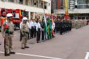 Corpo de Bombeiros do Paraná comemora 107 anos com entrega de medalhas e homenagens em Curitiba, na Capital do estado