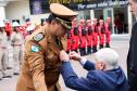 Corpo de Bombeiros do Paraná comemora 107 anos com entrega de medalhas e homenagens em Curitiba, na Capital do estado