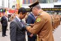 Corpo de Bombeiros do Paraná comemora 107 anos com entrega de medalhas e homenagens em Curitiba, na Capital do estado