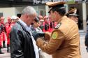 Corpo de Bombeiros do Paraná comemora 107 anos com entrega de medalhas e homenagens em Curitiba, na Capital do estado