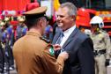 Corpo de Bombeiros do Paraná comemora 107 anos com entrega de medalhas e homenagens em Curitiba, na Capital do estado