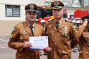 Corpo de Bombeiros do Paraná comemora 107 anos com entrega de medalhas e homenagens em Curitiba, na Capital do estado