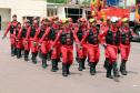 Corpo de Bombeiros do Paraná comemora 107 anos com entrega de medalhas e homenagens em Curitiba, na Capital do estado