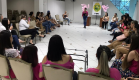 Policiais femininas participam de café outubro rosa para conscientização ao câncer de mama em Ponta Grossa (PR)