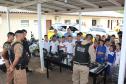 Crianças visitam sede do 26° Batalhão em Telêmaco Borba (PR), nos Campos Gerais