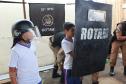 Crianças visitam sede do 26° Batalhão em Telêmaco Borba (PR), nos Campos Gerais