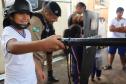 Crianças visitam sede do 26° Batalhão em Telêmaco Borba (PR), nos Campos Gerais