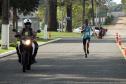 Dezenas de atletas participam do Desafio 10 Km do 17º Batalhão de Polícia Militar em São José dos Pinhais, na RMC