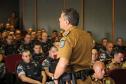 Policiais militares do Paraná e de outros estados participam da aula inaugural do III Curso da RONE em Curitiba 