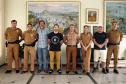 Integrantes de produtora de filme visitam Quartel do Comando-Geral da PM, em Curitiba