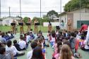 Policiais militares do 17º Batalhão fazem surpresa para garoto fã da Polícia Militar em São José dos Pinhais (RMC)