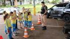 Alunos da Associação Educacional Nossa Escola visitam sede do 3° Batalhão em Pato Branco (PR)