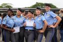 Colégio da PM em Curitiba forma 230 jovens no Ensino Médio durante solenidade militar na RMC