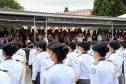Colégio da PM em Curitiba forma 230 jovens no Ensino Médio durante solenidade militar na RMC