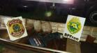 Aproximadamente 30 mil pacotes de cigarros e oito pneus contrabandeados são apreendidos pelo BPFron, no Oeste do estado