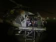 Helicóptero faz voo noturno para salvar vítima de AVC em Matinhos (PR), no Litoral
