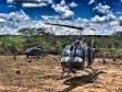 Helicóptero da PM do Paraná plantação que renderia três toneladas de maconha no Polígono da Maconha, no sertão nordestino