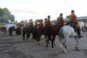 Regimento de Polícia Montada da PM celebra passagem de comando durante solenidade militar em Curitiba