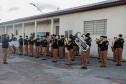 Regimento de Polícia Montada da PM celebra passagem de comando durante solenidade militar em Curitiba