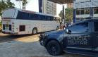 Operação na fronteira resulta em dois ônibus com contrabando apreendidos pelo BPFron