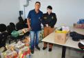 Policiais militares do COPOM de Londrina arrecadam alimentos para famílias carentes 