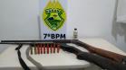 Em Tuneiras do Oeste (PR), PM apreende seis armas de fogo e dois homens acabam presos em uma única situação