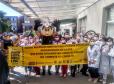 Órgãos envolvidos com o Maio Amarelo homenageiam profissionais da saúde de 12 hospitais de Curitiba