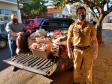 Unidade da PM promove campanha de arrecadação de alimentos no Norte Pioneiro
