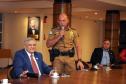 Comandante-Geral da PM participa de reunião na Associação Comercial do Paraná, em Curitiba