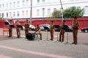 Banda de Música da PM faz homenagem para profissionais de saúde do hospital Pequeno Príncipe