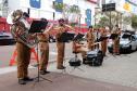 Banda de Música da PM faz homenagem para profissionais de saúde do hospital Pequeno Príncipe