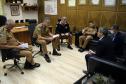 Comandante-Geral da PM recebe com Prefeito e Secretário de Esporte e Lazer de São José dos Pinhais em Curitiba