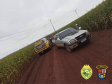 No Oeste do estado, PM apreende dois carros carregados com cigarros contrabandeados