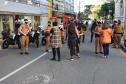 Manifestação Praça Santos Andrade e Palácio Iguaçu