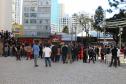 Manifestação Praça Santos Andrade e Palácio Iguaçu
