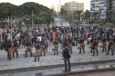 Manifestação Praça Santos Andrade e Palácio Iguaçu