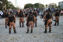 Manifestação Praça Santos Andrade e Palácio Iguaçu