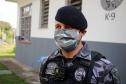 BOPE recebe máscaras de tecido doadas por entidade de proteção animal em Curitiba