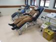 Policiais militares fazem doação de sangue coletiva no Norte do estado pelo Dia Mundial do Doador de Sangue