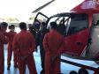 Operadores do BPMOA fazem treinamento com aeronave para Grupamento Aéreo do Corpo de Bombeiros do Distrito Federal