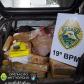 Com a Operação Metrópolis, 5º Comando Regional apreende mais de 360 quilos de maconha e recupera moto furtada
