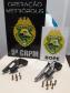 BOPE apreende 128 quilos de maconha e duas armas de fogo durante a Operação Metrópolis no Oeste do estado