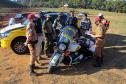 BPRv promove treinamento em caminhonete 4x4 para policiais militares e agentes de trânsito em Quatro Barras, na RMC