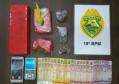 No Norte do estado, PM prende quatro pessoas e apreende mais de dois quilos de maconha e 52 pedras de crack em situações distintas